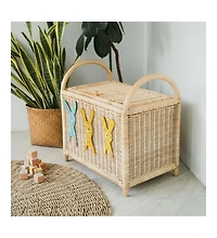 Momiji - Handcrafted Rattan Anais Storage Trunk with handles - Wicker