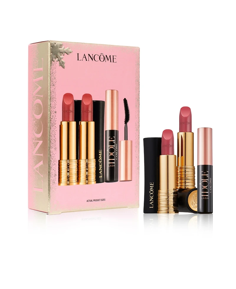 Lancome 3-Pc. L'Absolu Rouge Cream Lipstick and Mascara Gift Set, Created for Macy's