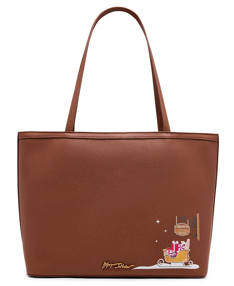 Betsey Johnson Baking Spirits Bright Medium Tote Bag