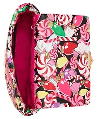 Betsey Johnson Holiday Blow Out Flap Small Crossbody Bag