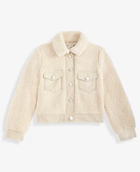 Jou Girls 4-8 Center-Front Button Jacket