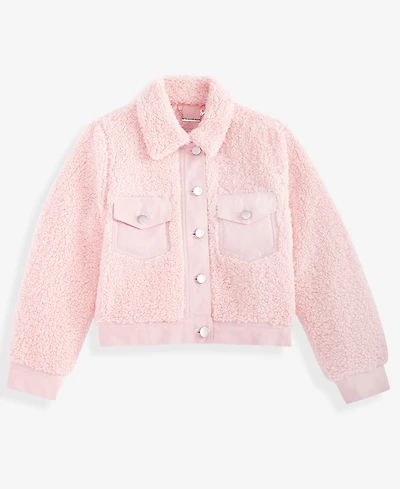 Jou Girls 4-8 Center-Front Button Jacket