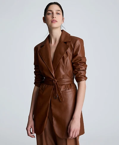 Kenneth Cole Women's Belted Trench Coat