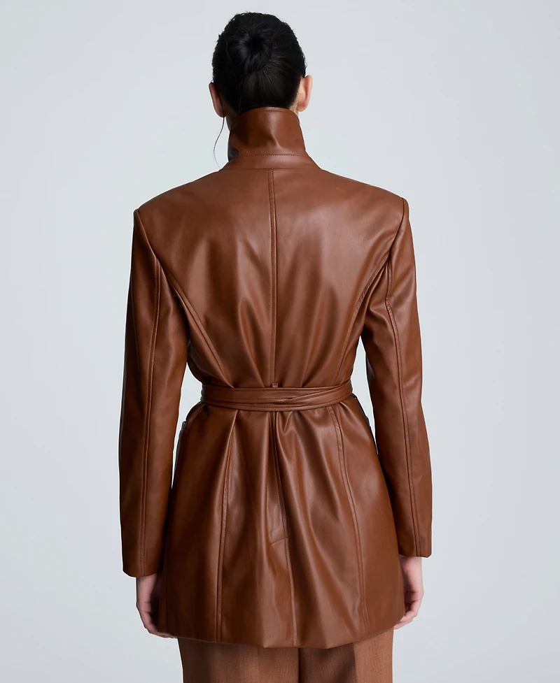Kenneth Cole Women's Belted Trench Coat