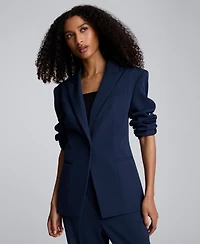 Kenneth Cole Women's Slim-fit Peak Lapel Blazer
