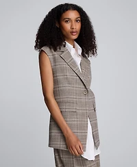 Kenneth Cole Women's Sleeveless Peplum Vest
