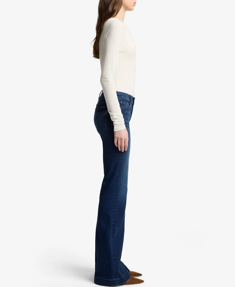 7 For All Mankind Women's Dojo Flare Leg Jeans