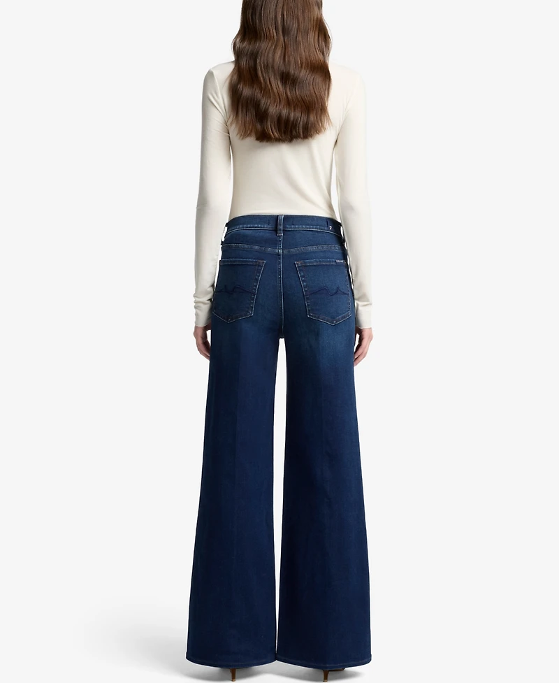 7 For All Mankind Women's Ultra Wide Leg Jeans