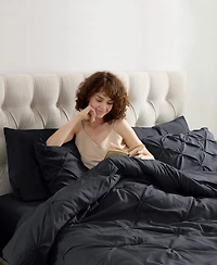 Nestl Luxury Soft Pinch Pleat 7-Pc. Comforter Set, California King