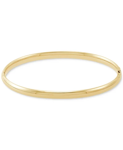 Macy's 14k Gold Polished Hinge Bangle Bracelet