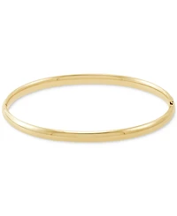Macy's 14k Gold Polished Hinge Bangle Bracelet