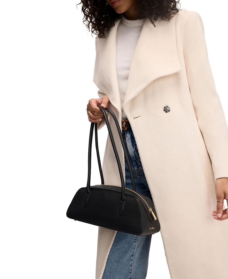 Sam Edelman Women's Nori Leather Bowler Medium Satchel Bag