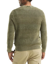 Nautica Men's Stonewashed Crewneck Sweater