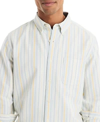 Nautica Men's Long Sleeve Button-Down Shirt
