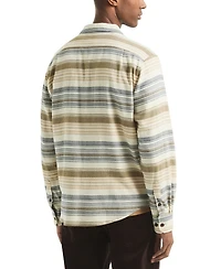 Nautica Men's Striped Long Sleeve Shirt