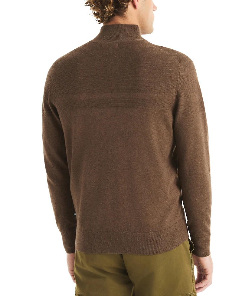 Nautica Men's Performance Mock Neck Sweater