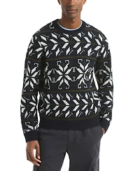 Nautica Men's Fair Isle Print Sweater