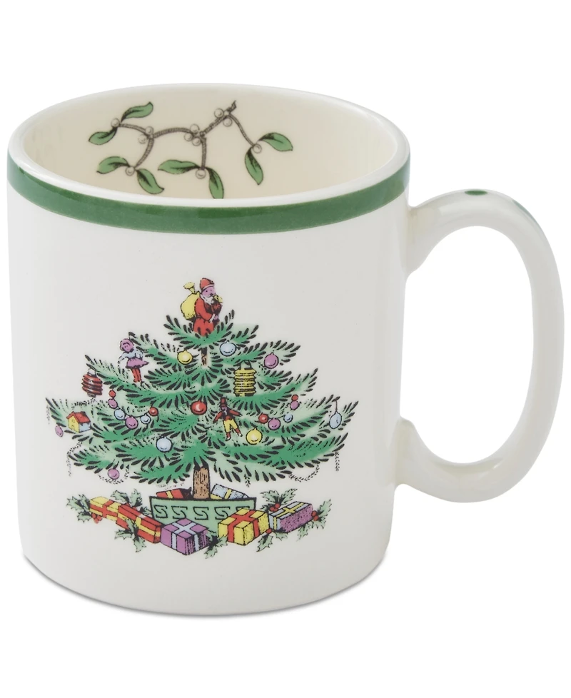 Spode Christmas Tree Earthenware Mug, 9 oz.