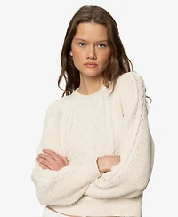 Sanctuary Women's Nomad Cable Popover Sweater