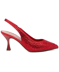 Sugar Women's Dazzy Slingback Rhinestone Dress Pumps