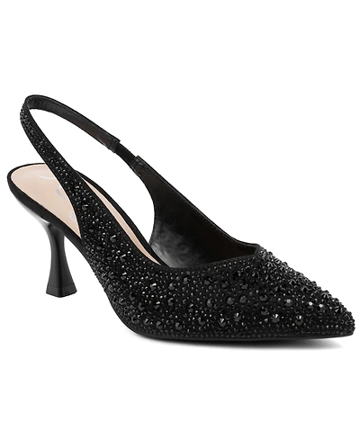 Sugar Women's Dazzy Slingback Rhinestone Dress Pumps