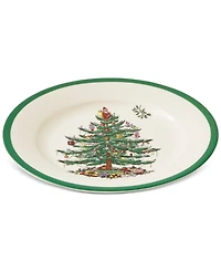 Spode Christmas Tree Dinner Plates, Set of 4