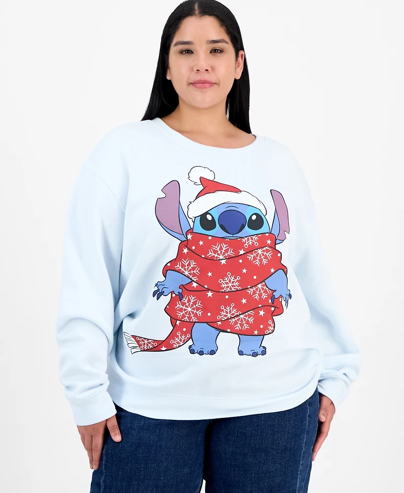 Disney Trendy Plus Stitch Holiday Crewneck Sweatshirt
