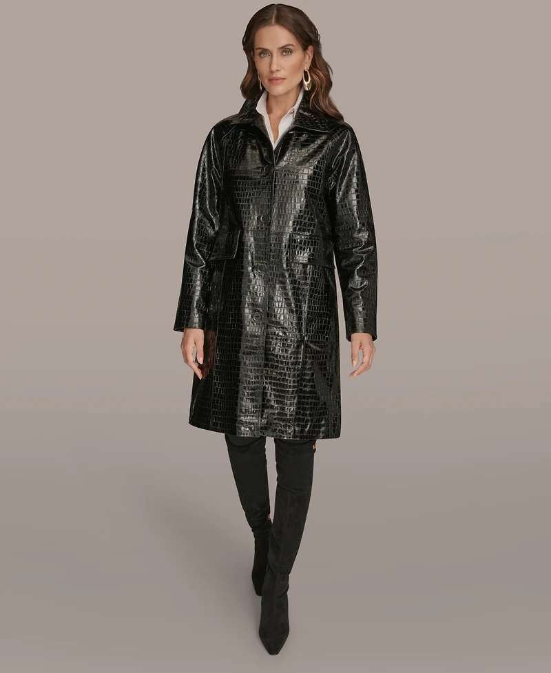 Donna Karan New York Women's Balmacaan Coat