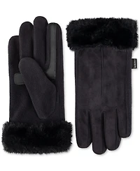 Isotoner Signature Women's Mya smartDRI Faux-Fur Cuff Gloves