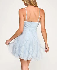 pear culture Juniors' Sleeveless Sweetheart Dress