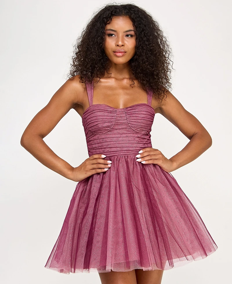 Seni & Cade Women's Sweetheart Neck Short Dress