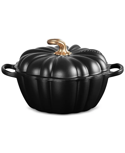 Le Creuset Enameled Cast Iron Signature 4 Qt. Pumpkin Dutch Oven with Lid