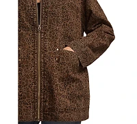 Lucky Brand Women's Washed Oversized Chore Jacket