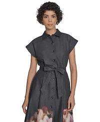 Calvin Klein Women's Placement Print Midi Dress