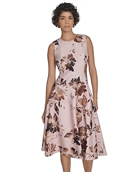 Calvin Klein Women's Sleeveless Midi Dress