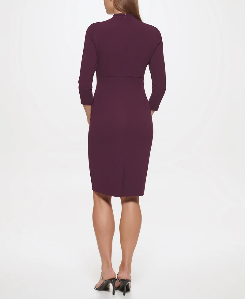 Calvin Klein Women's V-Neck Sheath Dress