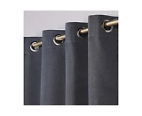Superior Nyan 100% Blackout Machine Washable Curtains, Set of 2 Panels