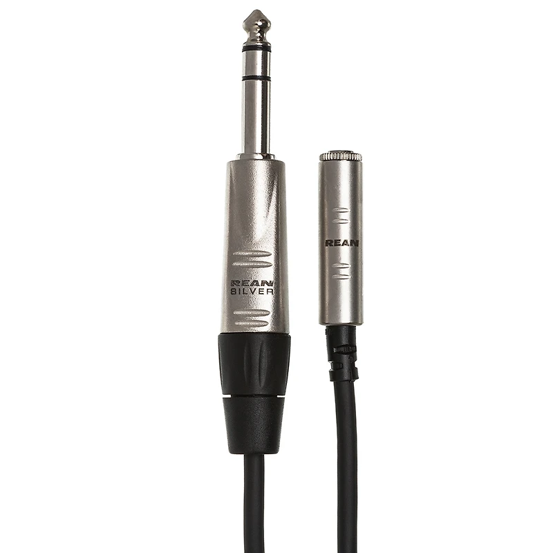 Hosa Technology 25' Rean 3.5mm Trs Female to 1/4" Trs Male Pro Headphones Adapter Cable