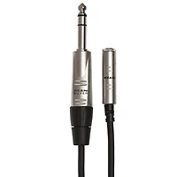 Hosa Technology 25' Rean 3.5mm Trs Female to 1/4" Trs Male Pro Headphones Adapter Cable