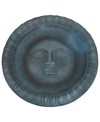 Sunnydaze Decor Outdoor Glass Fiber Reinforced Concrete Patio Garden Facade du Soleil Bird Bath - 26"