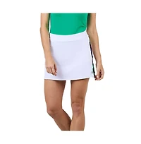 Sofibella Women's Green Spirit 15 Inch White Golf Skort