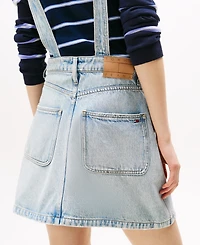 Tommy Jeans Women's Cotton Denim Dungaree Dress