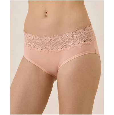 Pact Women's Lace Waist Brief 3-Pack