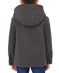 S Rothschild & Co Toddler and Little Boys Faux Wool Hooded Jacket