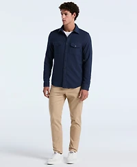 Original Penguin Men's Long Sleeve Double Cloth Overshirt