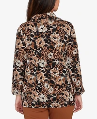 Ruby Rd. Petite Vintage Paisley Embellished Top