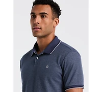 Original Penguin Men's Honeycomb Pique Tipped Short Sleeve Polo Shirt