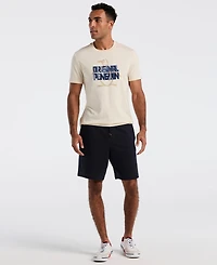 Original Penguin Men's Graphic Applique Logo Short Sleeve Jersey T-Shirt