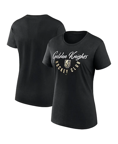 Fanatics Women's Black Vegas Golden Knights Top Shelf T-Shirt
