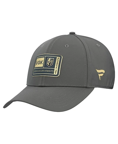 Fanatics Men's Gray Vegas Golden Knights Authentic Pro Training Camp Flex Hat